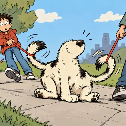 Double-tail Dog - poem by - Shel Silverstein