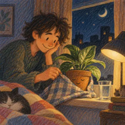 Goodnight Little Houseplant - poem by - Shel Silverstein