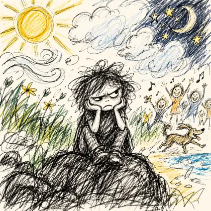 Mr. Grumpledump's Song - poem by - Shel Silverstein