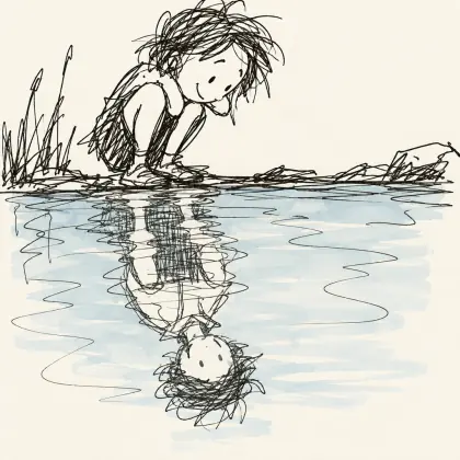 Reflection - poem by - Shel Silverstein