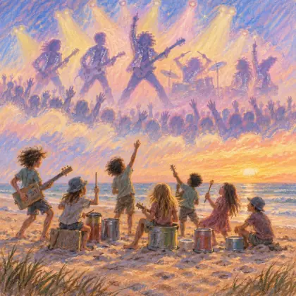 Rock 'N' Roll Band - poem by - Shel Silverstein