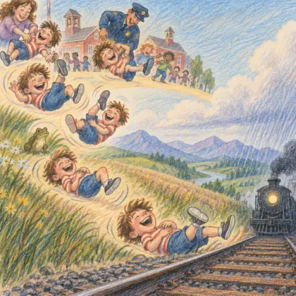 Ticklish Tom - poem by - Shel Silverstein