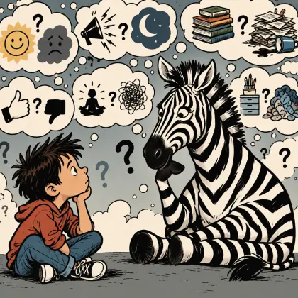 Zebra Question - poem by - Shel Silverstein