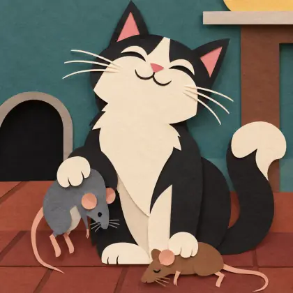 Pussy-cat - poem by - Spike Milligan