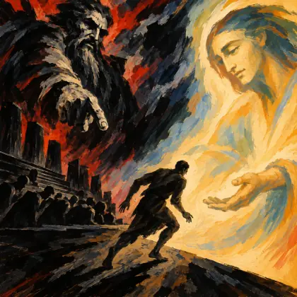 A Man Went Before a Strange God - poem by - Stephen Crane