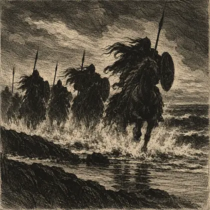 Black Riders Came from the Sea - poem by - Stephen Crane