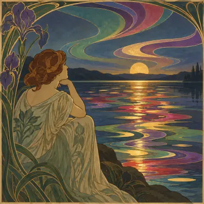 Each Small Gleam Was a Voice - poem by - Stephen Crane