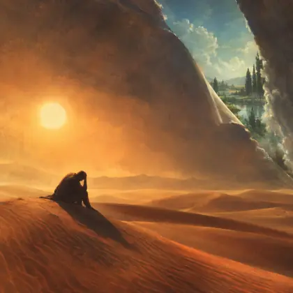 I Walked in a Desert - poem by - Stephen Crane