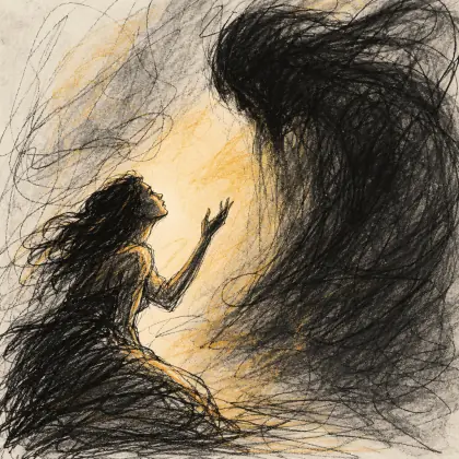 Mystic Shadow - poem by - Stephen Crane