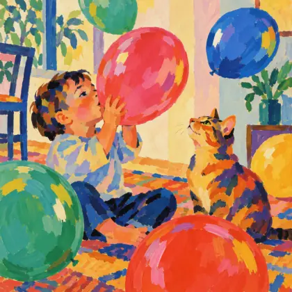 Balloons - poem by - Sylvia Plath