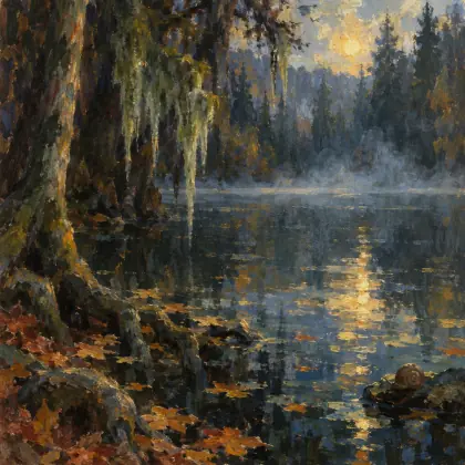 Dark Wood, Dark Water - poem by - Sylvia Plath