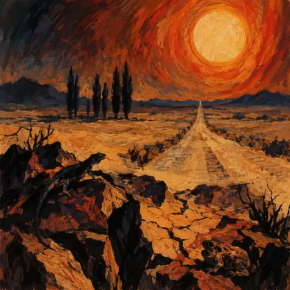Sleep in the Mojave Desert - poem by - Sylvia Plath