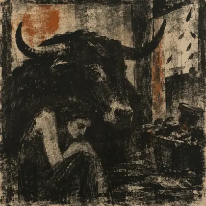 The Beast - poem by - Sylvia Plath