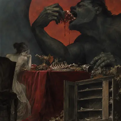 The Glutton - poem by - Sylvia Plath