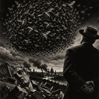 The Swarm - poem by - Sylvia Plath