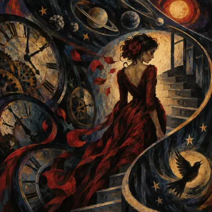 To Eva Descending the Stair - poem by - Sylvia Plath