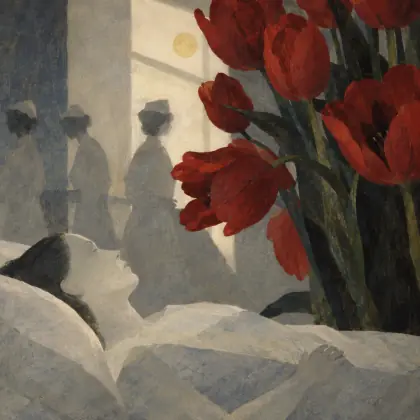 Tulips - poem by - Sylvia Plath