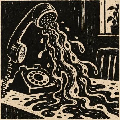 Words Heard, by Accident, Over the Phone - poem by - Sylvia Plath