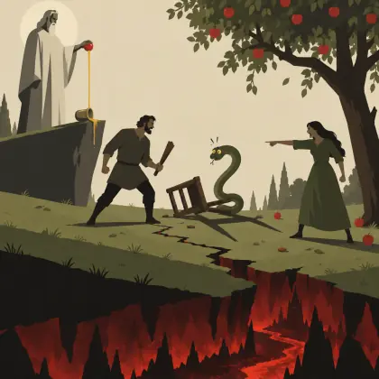 Apple Tragedy - poem by - Ted Hughes