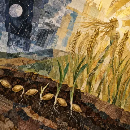 Barley - poem by - Ted Hughes