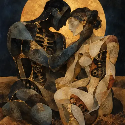 Bride and Groom Lie Hidden for Three Days - poem by - Ted Hughes