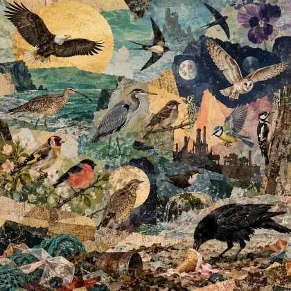 Crow and the Birds - poem by - Ted Hughes