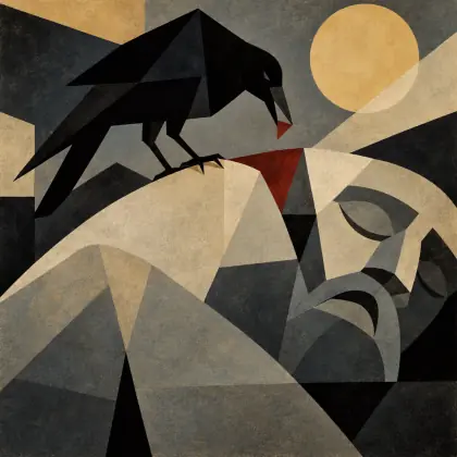 Crow Communes - poem by - Ted Hughes