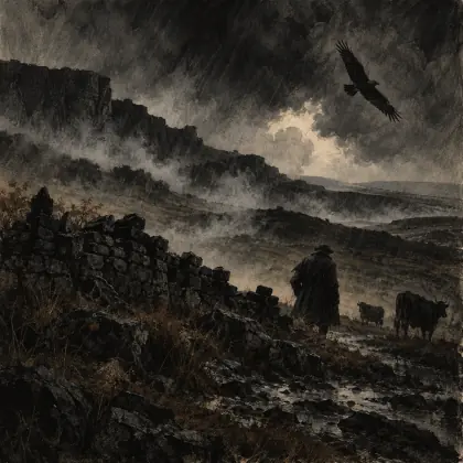 Crow Hill - poem by - Ted Hughes