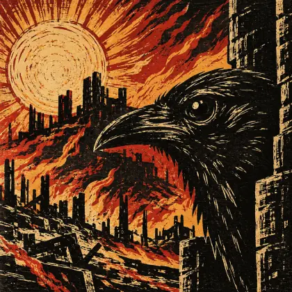 Crow’s Last Stand - poem by - Ted Hughes