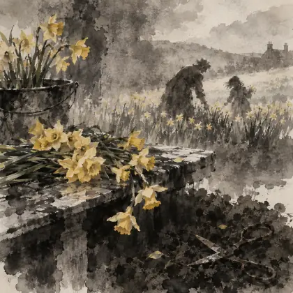 Daffodils - poem by - Ted Hughes