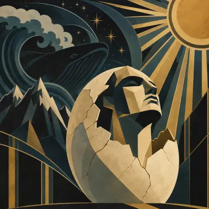 Egg-head - poem by - Ted Hughes
