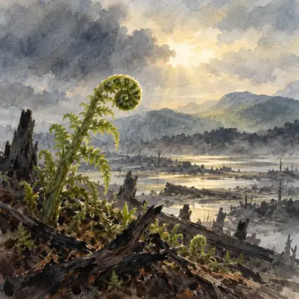 Fern - poem by - Ted Hughes