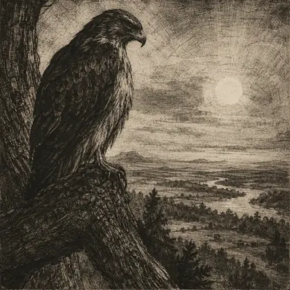 Hawk Roosting - poem by - Ted Hughes
