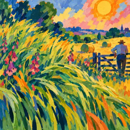 Hay - poem by - Ted Hughes