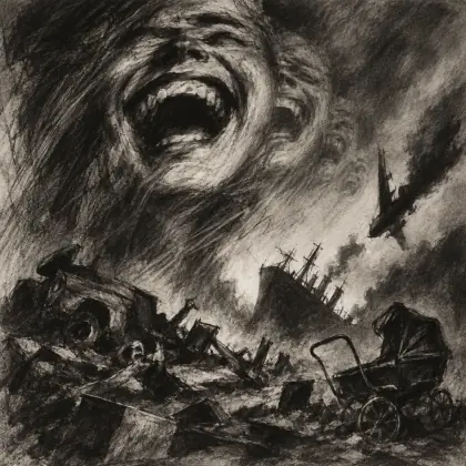 In Laughter - poem by - Ted Hughes