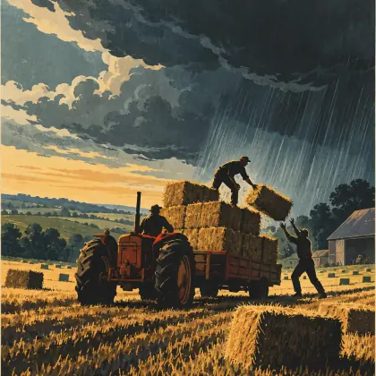 Last Load - poem by - Ted Hughes