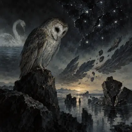 Owl’s Song - poem by - Ted Hughes