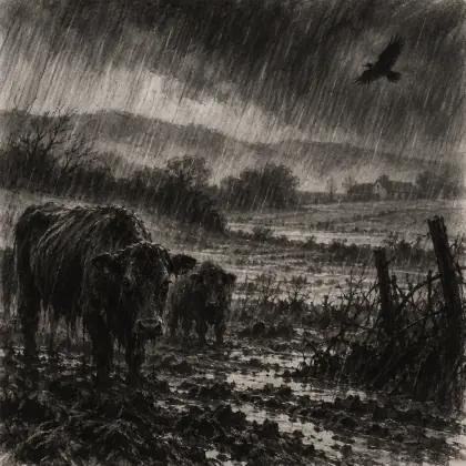 Rain - poem by - Ted Hughes