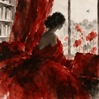 Red - poem by - Ted Hughes