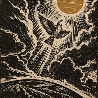 Skylarks - poem by - Ted Hughes