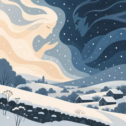 Snow and Snow - poem by - Ted Hughes