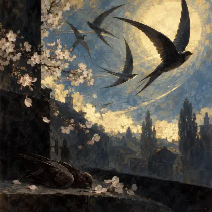 Swifts - poem by - Ted Hughes