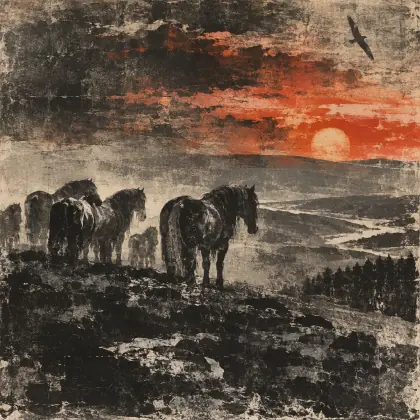 The Horses - poem by - Ted Hughes