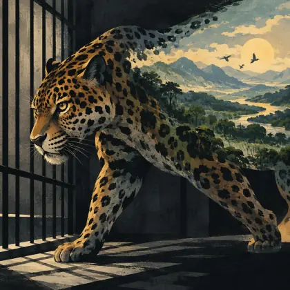 The Jaguar - poem by - Ted Hughes