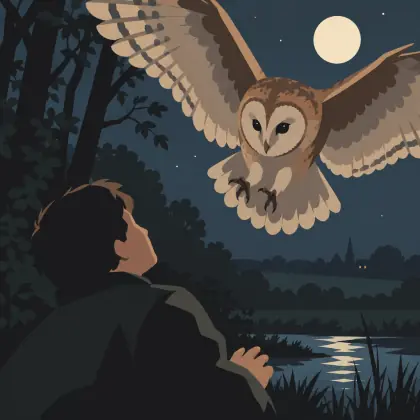 The Owl - poem by - Ted Hughes