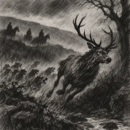 The Stag - poem by - Ted Hughes
