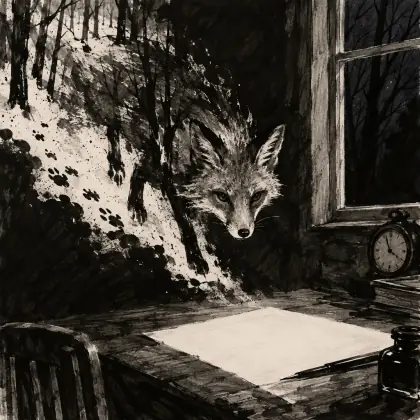 The Thought-fox - poem by - Ted Hughes