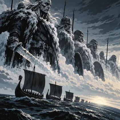 The Warriors of the North - poem by - Ted Hughes