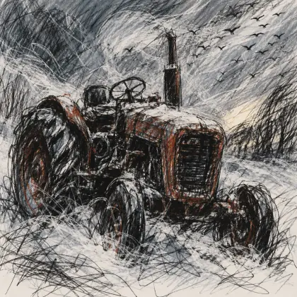 Tractor - poem by - Ted Hughes
