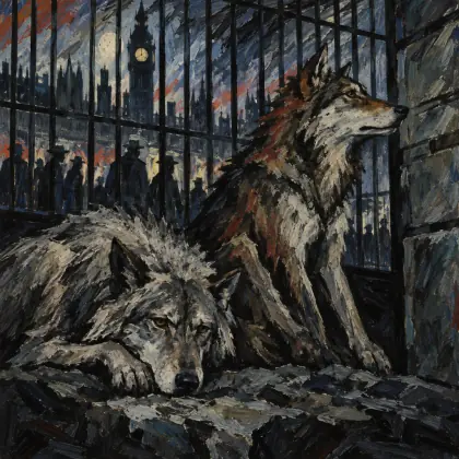 Wolfwatching - poem by - Ted Hughes
